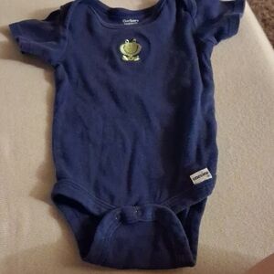 Carter's Navy Blue Bodysuit with Frog Patch